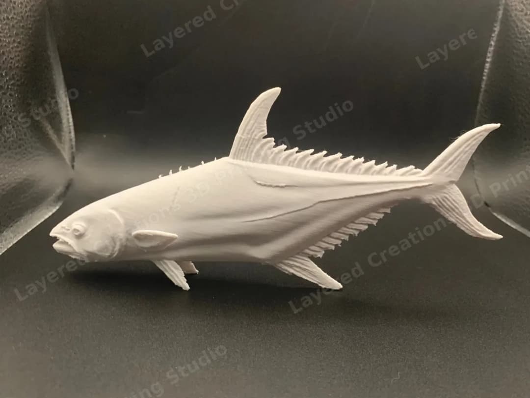 The 3D printed fish master model